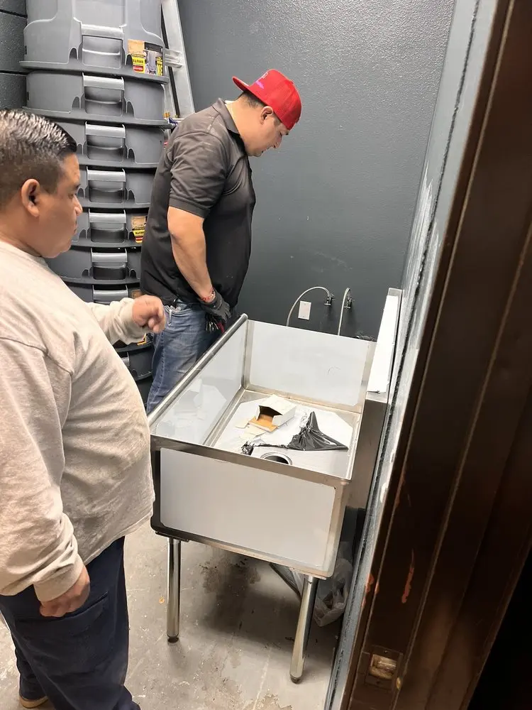 Commercial plumbing and sink installation in Gulfport
